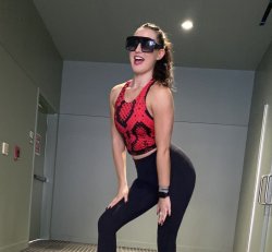 Red Snakeskin Crop Tank