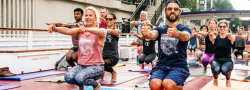 Yoga on a Boat