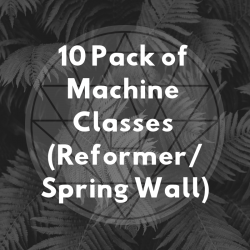 10 Pack of Machine Classes (Reformer/Spring Wall)