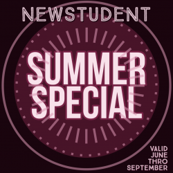 New Student Summer Special