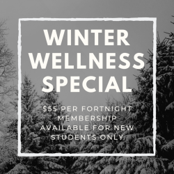 Winter Wellness Special - Unlimited Yoga for New Students $55 per Fortnight, 6 Month Expiry