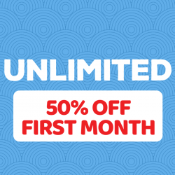 $109 Monthly Unlimited Membership - 50% OFF FIRST MONTH
