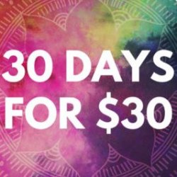 30 Days for $30