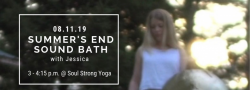 Summer's End Sound Bath with Jessica