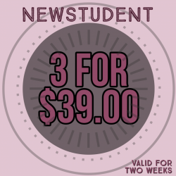 New Student 3 Class Pass