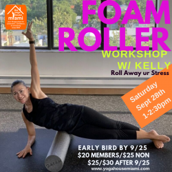 Sept 2019 Foam Roller Workshop Member Price