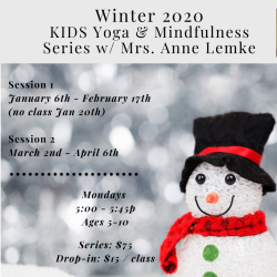 Kids Winter 2020 Session (Session 1 or 2)