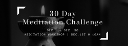 Meditation Workshop (Challenge Kickoff)