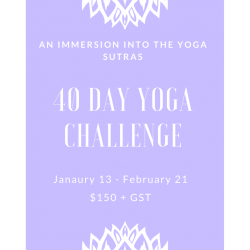 40 Day Yoga Challenge