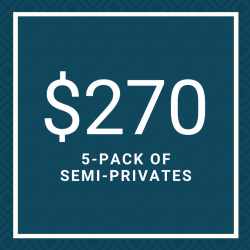 5 Pack of Semi- Privates