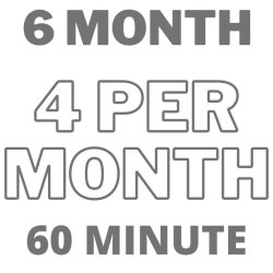 6 MONTH 4 PER MONTH 60-MINUTE