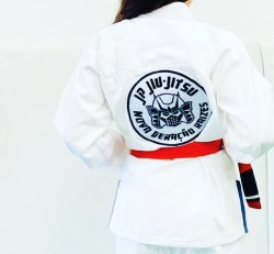 Embroidered Academy NG White Gi - Kimono