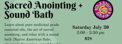 Sacred Anointing & Sound Bath