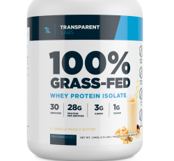 ProteinSeries 100% Grass-Fed Whey Protein Isolate 2lbs - Vanilla Peanut Butter