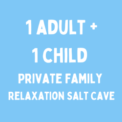 1 adult + 1 child - Private Family Relaxation Cave Session