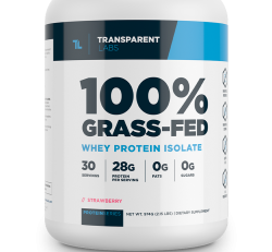 ProteinSeries 100% Grass-Fed Whey Protein Isolate 2lbs - Strawberry