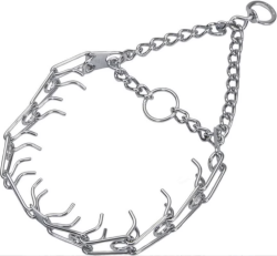 Herm Sprenger 2.25mm prong collar with Katie's Buckle