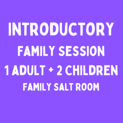 Introductory Family Salt Room - 1 adult + 2 children