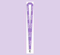 Curves Logo Lanyard-Purple