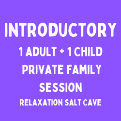 Introductory Private Family Relaxation Cave Session - 1 adult + 1 Child