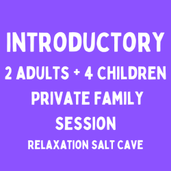 Introductory Private Family Relaxation Cave Session - 2 adults + 4 Children