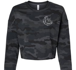 Black Camo Crop