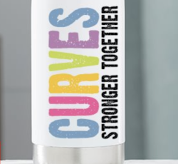 Curves Strong Water Bottle - Purple (CAN)