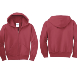 Youth Logo Zip-Up Hoodie