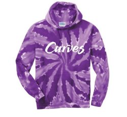Tie Dye Hoodie-Purple