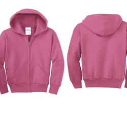Youth Logo Zip-Up Hoodie