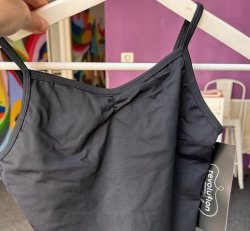 Black Leotard (Spaghetti Strap Style)