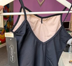 Black Leotard (Spaghetti Strap Style)