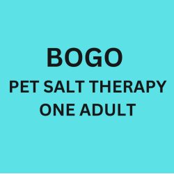 Buy 1, Get 1 FREE - Pet Salt Therapy session for one adult