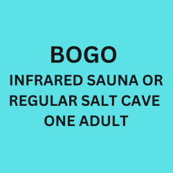 Buy 1, Get 1 FREE - Infrared Sauna or Regular Salt Cave session for one adult
