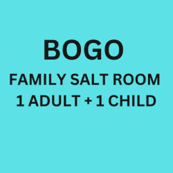 Buy 1, Get 1 FREE - Family Salt Room  - 1 adult + 1 child