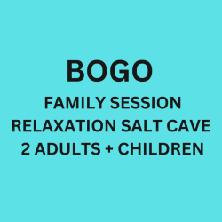 Buy 1, Get 1 FREE - Family Session in Relaxation Salt Cave - Up to 2 adults + Children