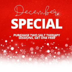 DECEMBER SPECIAL - BUY 2, GET ONE FREE Adult Salt Therapy