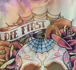 Matrix Tie-Dye Die First Than Quit