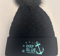 Toque - Black with pom
