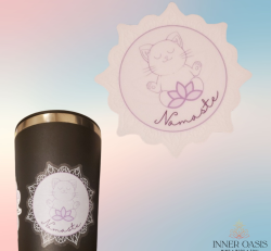 Namaste Cat ~ Limited Edition Sticker