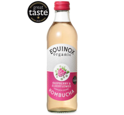Equinox Organic Raspberry and Elderflower Kombucha