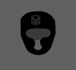 STRIKING - MAT FINISH HEADGEAR - BLACK
