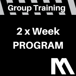 GROUP TRAINING: 2x A Week Program