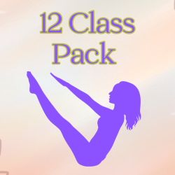 12 Class Package REQUIRES 24 HR CANCELLATION