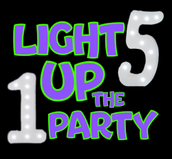Life Size Light Up Age Numbers