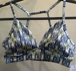 Adjustable Studio Bra Sky Ikat Small