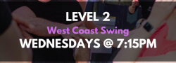 West Coast Swing Beyond Basics (Level 2)