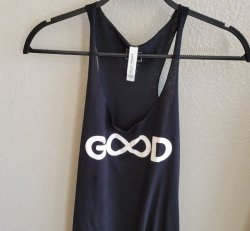 Women's GOOD Black Tank