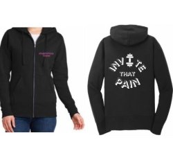 Zip Up Trademarked Fitness Hoodie (Unisex)