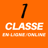 1 heure cours en ligne - 1 hour online classes